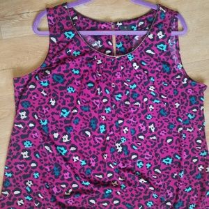 Leopard print top